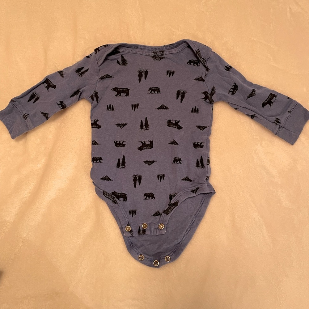Carters Bear and Mountain Print Onesie
